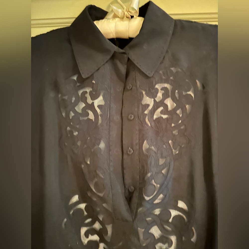 Elie Tahari Black Silk Dress